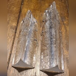 Littala Arkipelago Pair Timo Sarpaneva Finland 1970s Triangular 10.5” & 7.5"